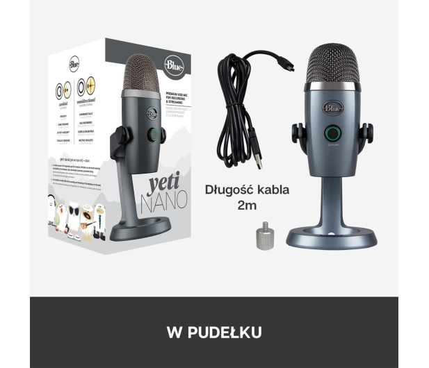 Blue Microphones Yeti Nano Shadow Grey 988-000205 - 652721 - zdjęcie 14